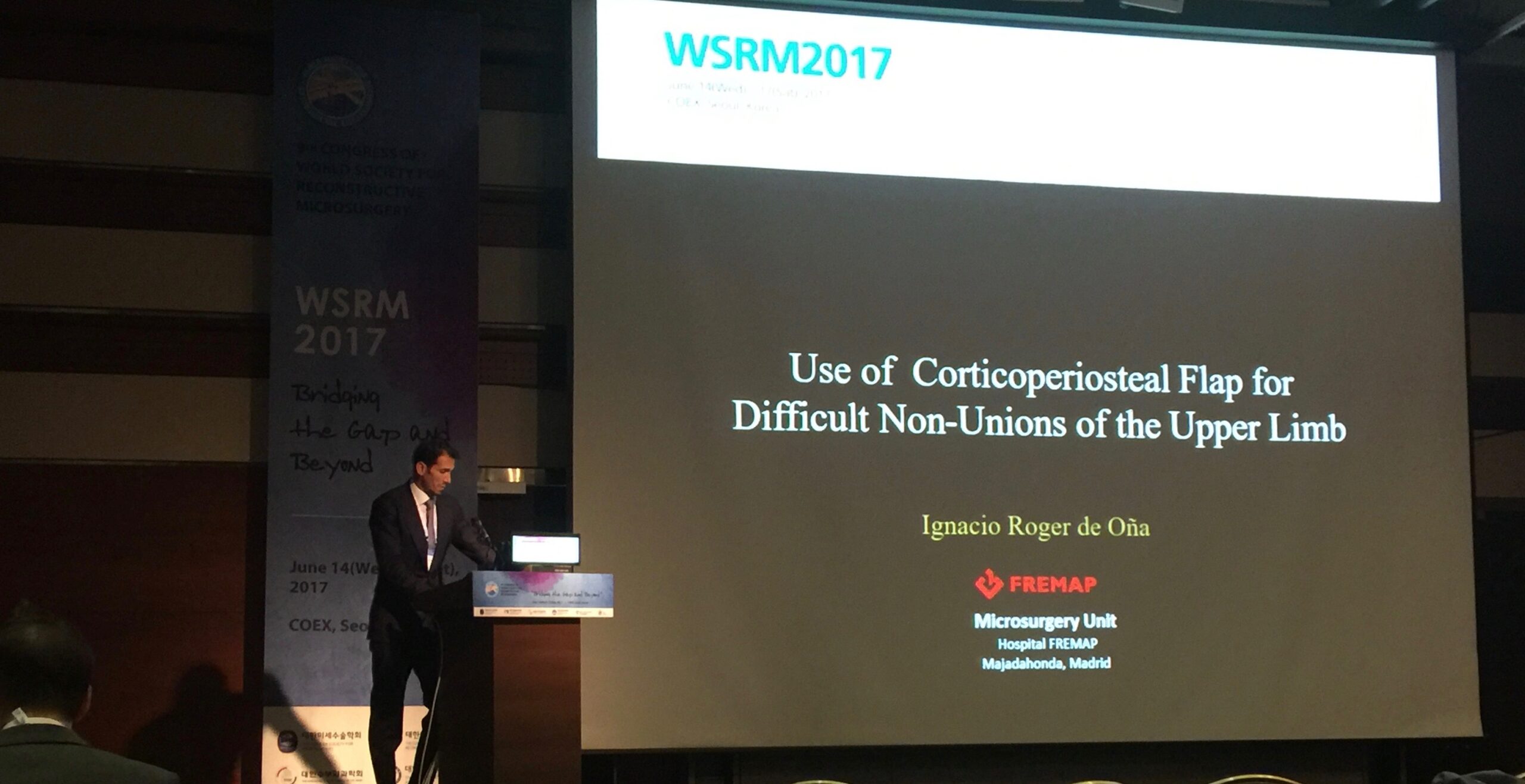 Congreso Mundial de Microcirugía en Seoul, Korea.